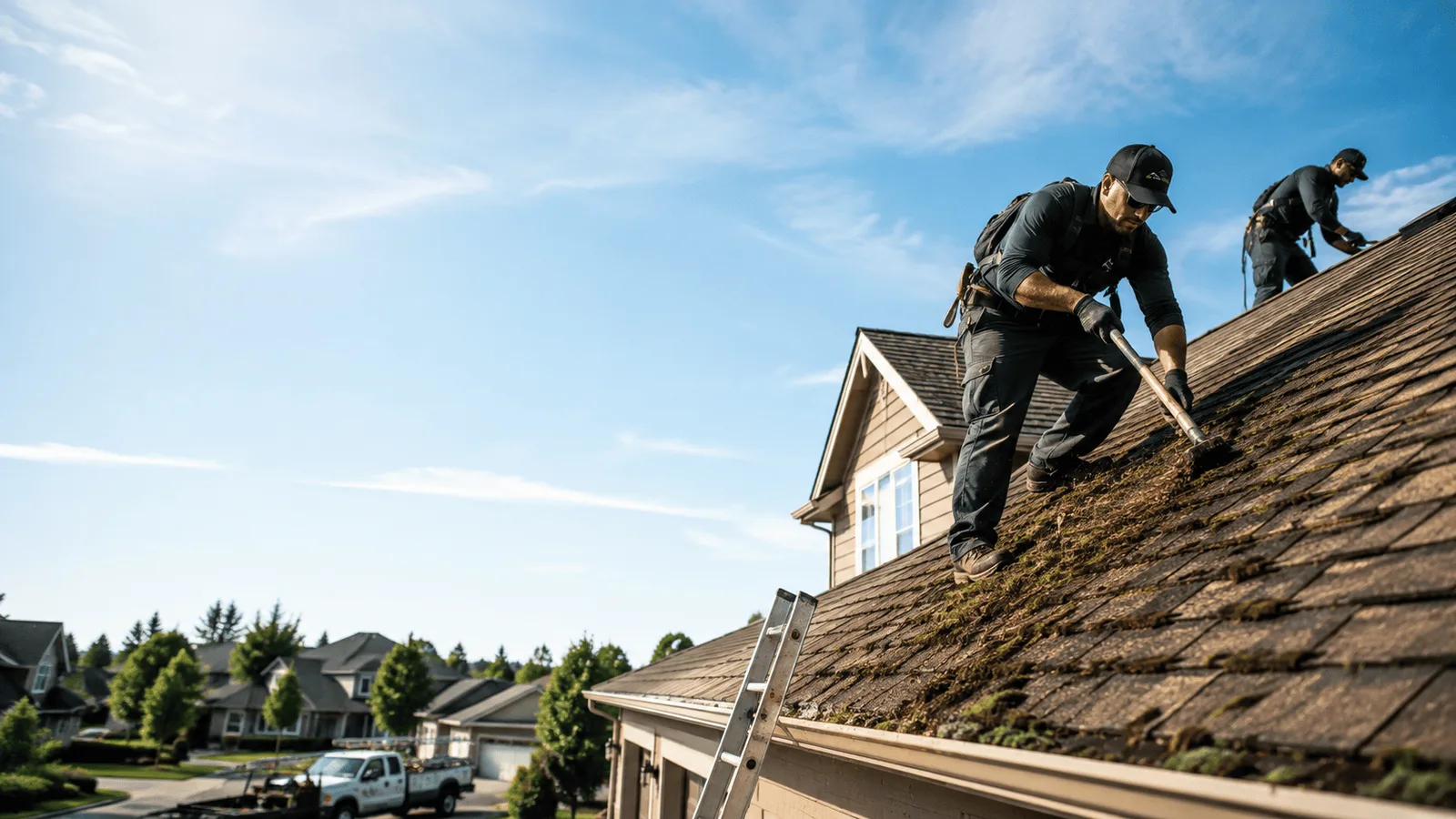 Roof Moss Removal in Manito, IL near me